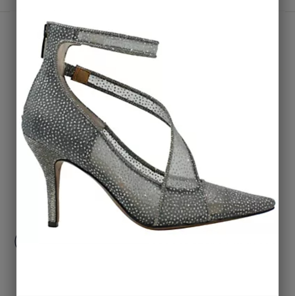 New J. Renee Charmion Stilettos Pumps Elegant Glitter Women's Heels Size 7.5